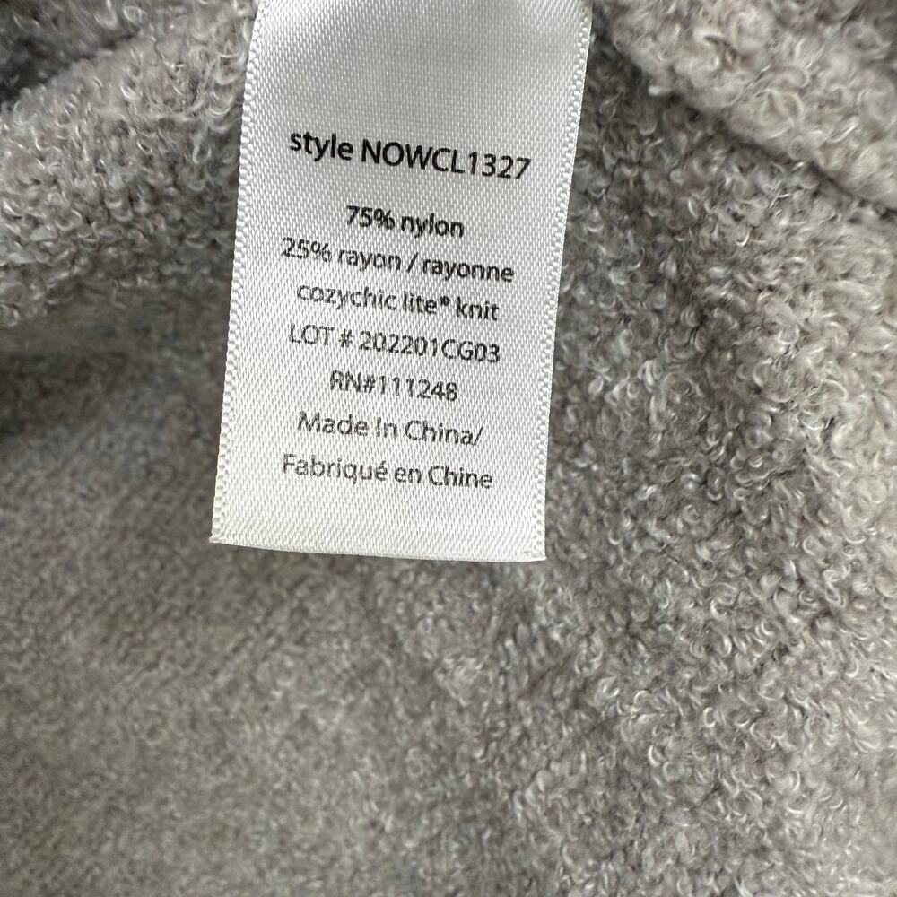 Barefoot Dreams Cozy Chic Lite Knit Cardigan Bisque Tan Loungewear Comfort Sz S - Picture 6 of 6